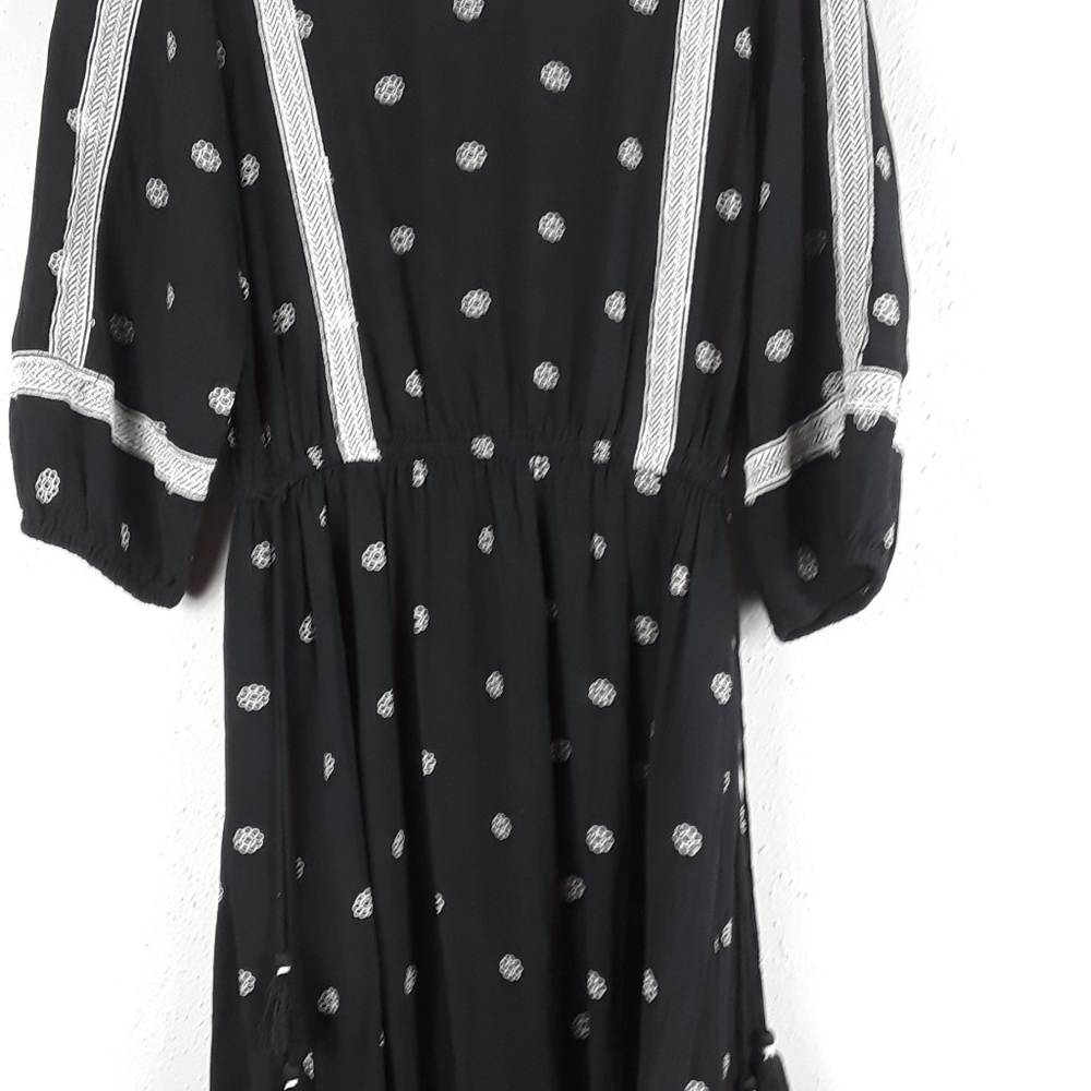 Loft Black and White Dress Short